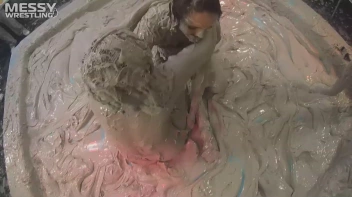 Messy Wrestling: 2 Power Packed Audience Mud Brawl Blasts Them All! Let's Get Messyyyyyyy!!! Screencap 92 on sinx.preview.netperv.com
