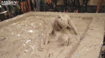 Messy Wrestling: 2 Power Packed Audience Mud Brawl Blasts Them All! Let's Get Messyyyyyyy!!! Screencap 18 on sinx.preview.netperv.com