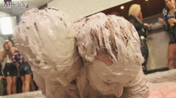 Messy Wrestling: 2 Power Packed Audience Mud Brawl Blasts Them All! Let's Get Messyyyyyyy!!! Screencap 19 on sinx.preview.netperv.com
