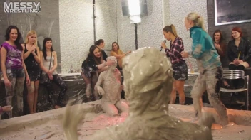 Messy Wrestling: 2 Power Packed Audience Mud Brawl Blasts Them All! Let's Get Messyyyyyyy!!! Screencap 28 on sinx.preview.netperv.com