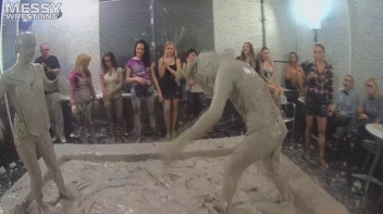 Messy Wrestling: 2 Power Packed Audience Mud Brawl Blasts Them All! Let's Get Messyyyyyyy!!! Screencap 34 on sinx.preview.netperv.com