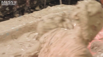 Messy Wrestling: 2 Power Packed Audience Mud Brawl Blasts Them All! Let's Get Messyyyyyyy!!! Screencap 38 on sinx.preview.netperv.com