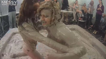 Messy Wrestling: 2 Power Packed Audience Mud Brawl Blasts Them All! Let's Get Messyyyyyyy!!! Screencap 60 on sinx.preview.netperv.com