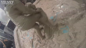 Messy Wrestling: 2 Power Packed Audience Mud Brawl Blasts Them All! Let's Get Messyyyyyyy!!! Screencap 65 on sinx.preview.netperv.com