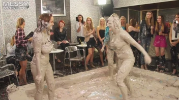 Messy Wrestling: 2 Power Packed Audience Mud Brawl Blasts Them All! Let's Get Messyyyyyyy!!! Screencap 78 on sinx.preview.netperv.com