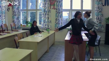 Bratty Schoolgirls Tie Up Their Teacher For WAM Fun - Cam 1 Screencap 16 on sinx.preview.netperv.com