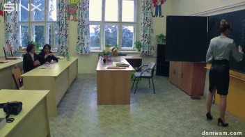 Bratty Schoolgirls Tie Up Their Teacher For WAM Fun - Cam 1 Screencap 37 on sinx.preview.netperv.com