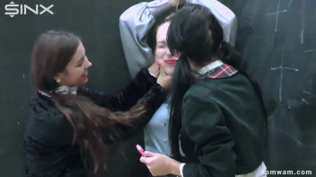 Bratty Schoolgirls Tie Up Their Teacher For WAM Fun - Cam 1 Screencap 66 on sinx.preview.netperv.com
