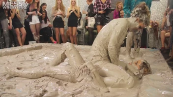 Messy Wrestling: Dirty Up Those Denim Shorts In The Mud! Screencap 71 on sinx.preview.netperv.com