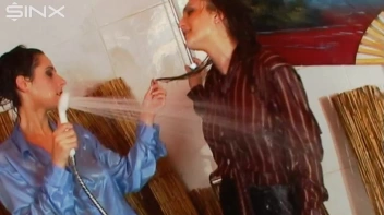 Brunettes Get Soaked Trying To Fix Shower Screencap 47 on sinx.preview.netperv.com