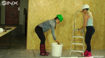Hot Construction Cuties Get Messy On The Job Screencap 21 on sinx.preview.netperv.com