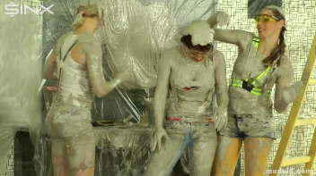 Naughty construction girls get messy with plaster Screencap 58 on sinx.preview.netperv.com