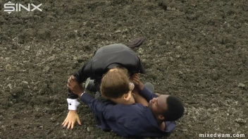 Muddy Mixed Wrestling For Arguing Couple - Cam 1 Screencap 16 on sinx.preview.netperv.com