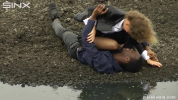 Muddy Mixed Wrestling For Arguing Couple - Cam 1 Screencap 17 on sinx.preview.netperv.com