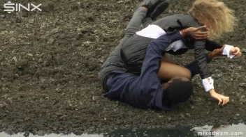 Muddy Mixed Wrestling For Arguing Couple - Cam 1 Screencap 18 on sinx.preview.netperv.com