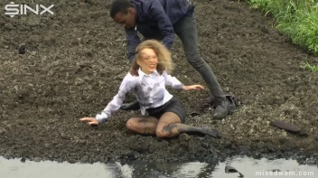 Muddy Mixed Wrestling For Arguing Couple - Cam 1 Screencap 29 on sinx.preview.netperv.com