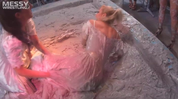 Muddy Wrestling: Bride Battle Screencap 17 on sinx.preview.netperv.com