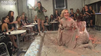 Muddy Wrestling: Bride Battle Screencap 21 on sinx.preview.netperv.com