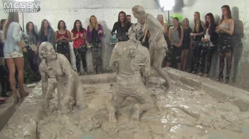 Muddy Wrestling: Shiny Tag-Teamers Tear It Up In The Mud! Screencap 85 on sinx.preview.netperv.com