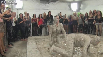 Muddy Wrestling: Shiny Tag-Teamers Tear It Up In The Mud! Screencap 20 on sinx.preview.netperv.com