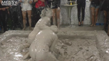 Muddy Wrestling: Shiny Tag-Teamers Tear It Up In The Mud! Screencap 23 on sinx.preview.netperv.com