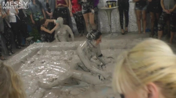 Muddy Wrestling: Shiny Tag-Teamers Tear It Up In The Mud! Screencap 28 on sinx.preview.netperv.com