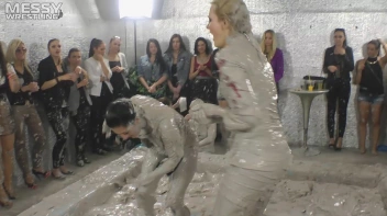 Muddy Wrestling: Shiny Tag-Teamers Tear It Up In The Mud! Screencap 30 on sinx.preview.netperv.com