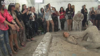 Muddy Wrestling: Shiny Tag-Teamers Tear It Up In The Mud! Screencap 47 on sinx.preview.netperv.com