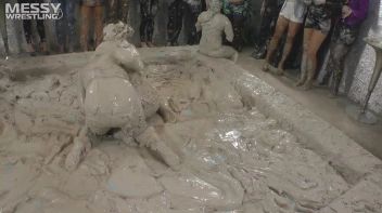 Muddy Wrestling: Shiny Tag-Teamers Tear It Up In The Mud! Screencap 54 on sinx.preview.netperv.com