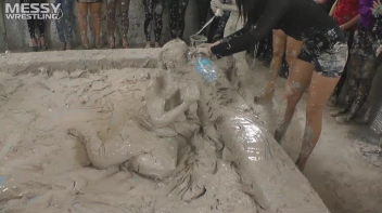 Muddy Wrestling: Shiny Tag-Teamers Tear It Up In The Mud! Screencap 68 on sinx.preview.netperv.com