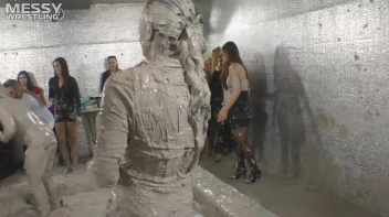 Muddy Wrestling: Shiny Tag-Teamers Tear It Up In The Mud! Screencap 72 on sinx.preview.netperv.com