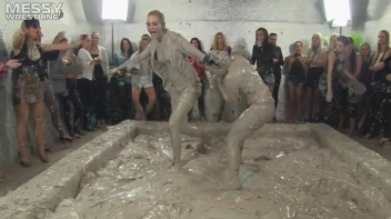 Muddy Wrestling: Shiny Tag-Teamers Tear It Up In The Mud! Screencap 74 on sinx.preview.netperv.com