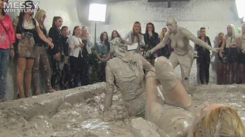 Muddy Wrestling: Shiny Tag-Teamers Tear It Up In The Mud! Screencap 81 on sinx.preview.netperv.com