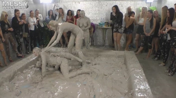 Muddy Wrestling: Shiny Tag-Teamers Tear It Up In The Mud! Screencap 83 on sinx.preview.netperv.com