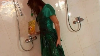 Sexy Babe In Satin Drenches Herself In Oil Screencap 44 on sinx.preview.netperv.com