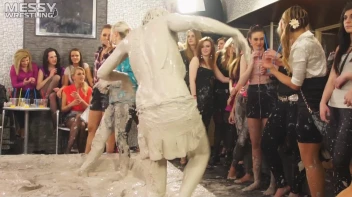 Messy Wrestling: Casual Splat and Catfight To Get To Those Huge Titties! Screencap 59 on sinx.preview.netperv.com