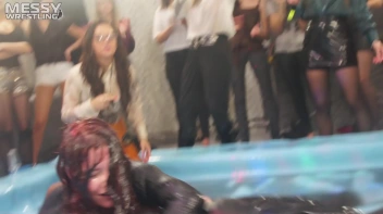 Messy Wrestling: Oil 'Em Up And Watch The Slimy Show X2!! 2 Audience Fights!!! Screencap 55 on sinx.preview.netperv.com