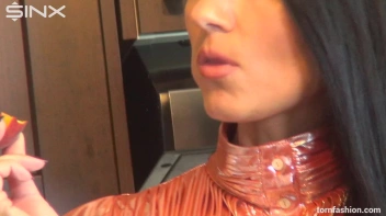 Leggy Brunette Rips Her Clothes Off Screencap 8 on sinx.preview.netperv.com