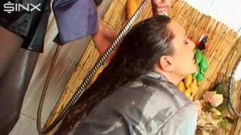 Hot Brunette Gets Her Hair Lathered In Shower Screencap 7 on sinx.preview.netperv.com