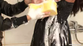 Fully Clothed Wetlook Shower Bunnies Screencap 52 on sinx.preview.netperv.com