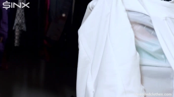 Blonde's Big Tits Burst Out Of Shredded Shirt - Cam 2 Screencap 12 on sinx.preview.netperv.com