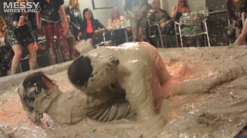 Muddy Wrestling: Roughin' Up The Ring In Leather! 2 Amateur Battles - Audience vs. Audience Screencap 27 on sinx.preview.netperv.com