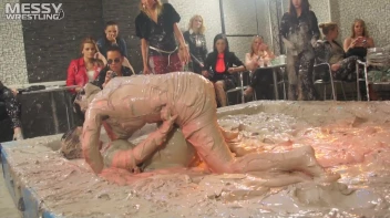 Muddy Wrestling: Roughin' Up The Ring In Leather! 2 Amateur Battles - Audience vs. Audience Screencap 28 on sinx.preview.netperv.com