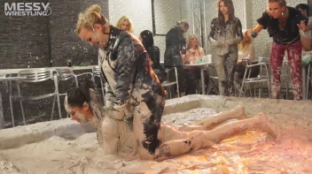 Muddy Wrestling: Roughin' Up The Ring In Leather! 2 Amateur Battles - Audience vs. Audience Screencap 41 on sinx.preview.netperv.com