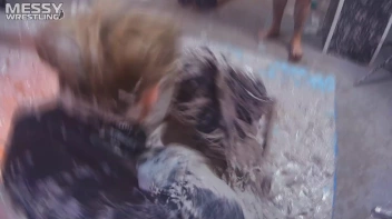 Muddy Wrestling: Roughin' Up The Ring In Leather! 2 Amateur Battles - Audience vs. Audience Screencap 44 on sinx.preview.netperv.com