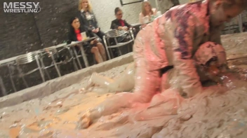 Muddy Wrestling: Roughin' Up The Ring In Leather! 2 Amateur Battles - Audience vs. Audience Screencap 51 on sinx.preview.netperv.com