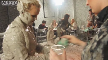 Muddy Wrestling: Roughin' Up The Ring In Leather! 2 Amateur Battles - Audience vs. Audience Screencap 59 on sinx.preview.netperv.com