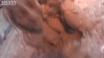 Muddy Wrestling: Roughin' Up The Ring In Leather! 2 Amateur Battles - Audience vs. Audience Screencap 65 on sinx.preview.netperv.com