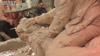 Muddy Wrestling: Roughin' Up The Ring In Leather! 2 Amateur Battles - Audience vs. Audience Screencap 75 on sinx.preview.netperv.com