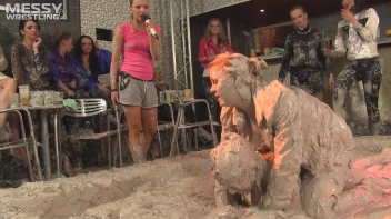 Muddy Wrestling: Roughin' Up The Ring In Leather! 2 Amateur Battles - Audience vs. Audience Screencap 77 on sinx.preview.netperv.com